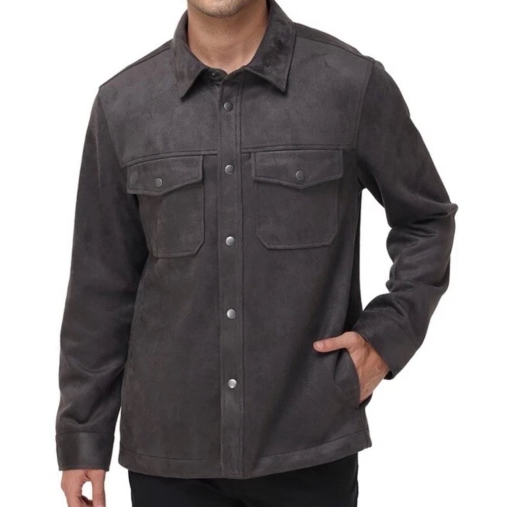 FRYE Men’s Charcoal Shirt Jacket